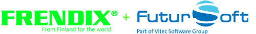 Frendix logo and Vitec FuturSoft logo.