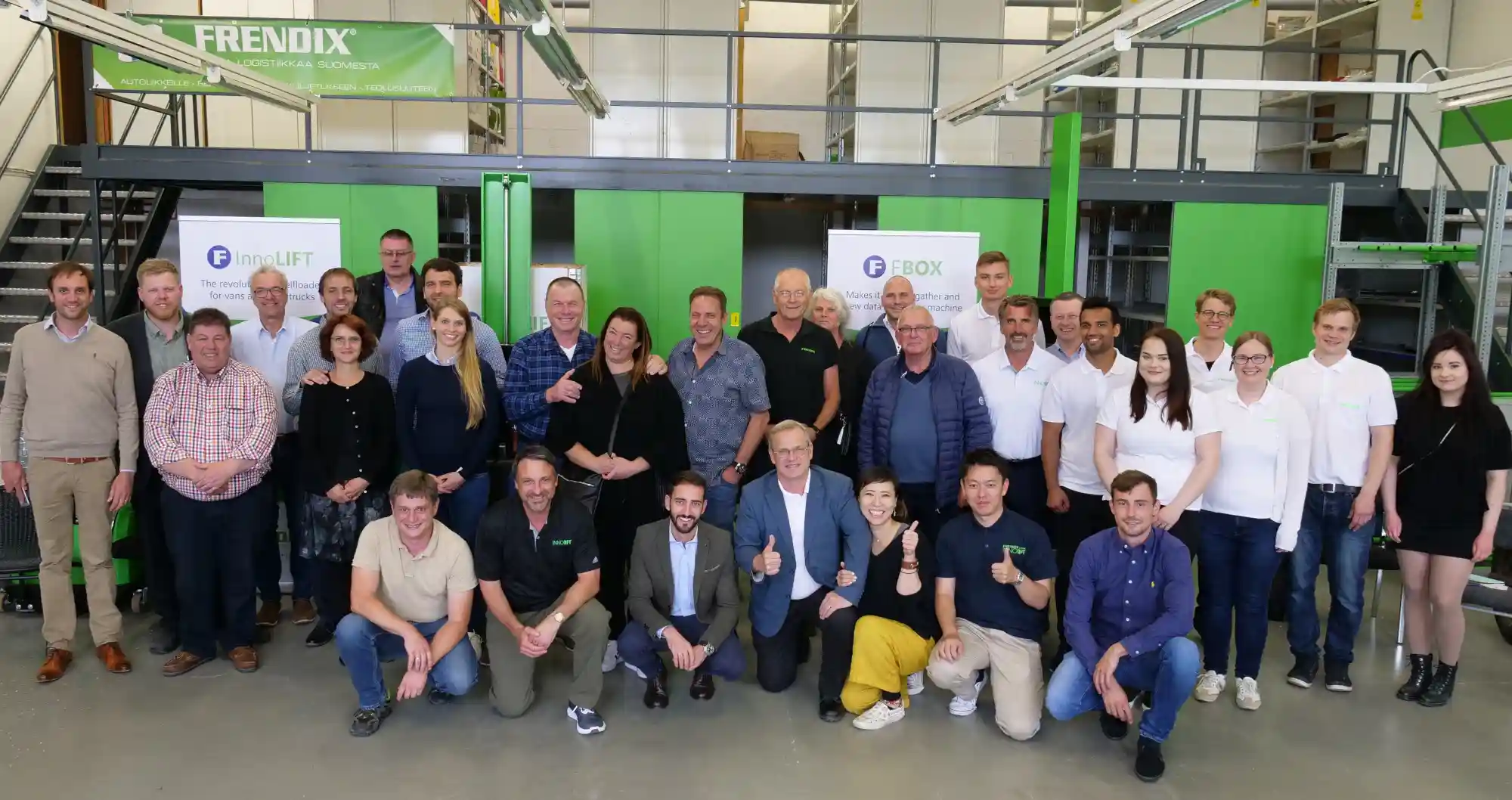 Frendix sales office meeting in 2019.